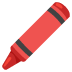 Crayon emoji on Google