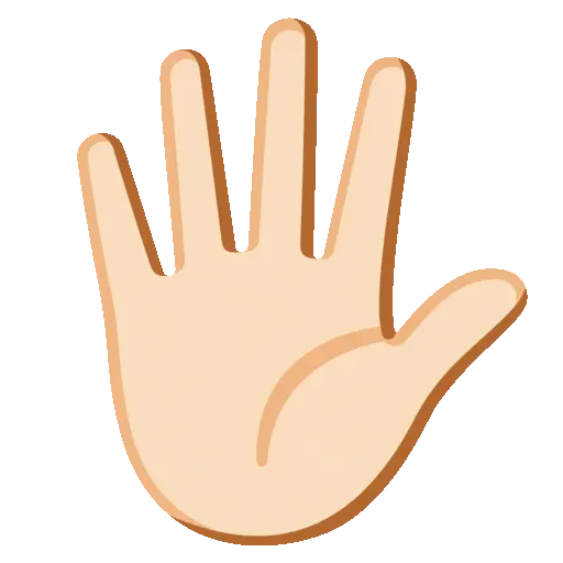 Palm animated emoji