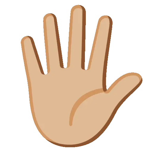 Palm animated emoji