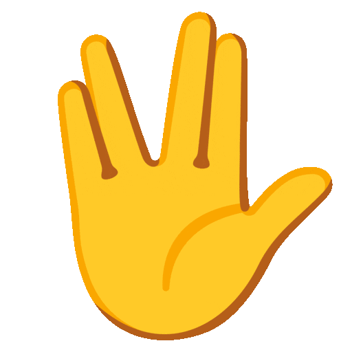 vulcan salute animated