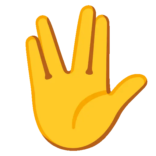 Vulcan Salute emoji
