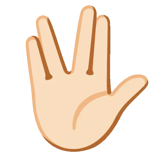 Vulcan animated emoji