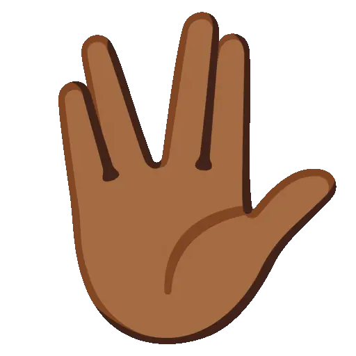Vulcan animated emoji