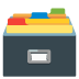Card File Box Emoji emoji on Google