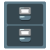 File Cabinet emoji on Google