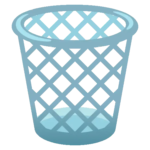Wastebasket animated emoji