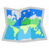 World Map emoji on Google