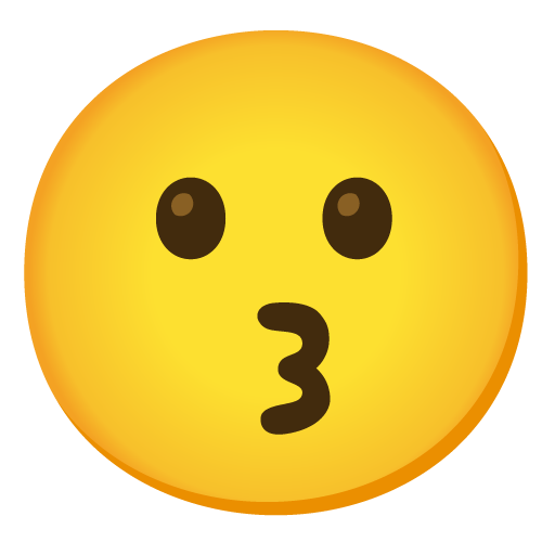 Kissing emoji