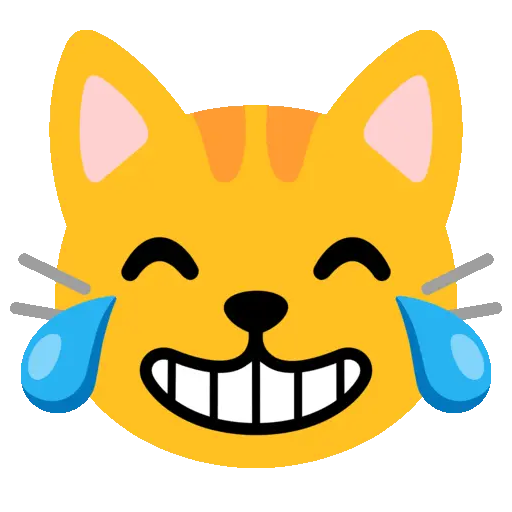 Cat Face with Tears of Joy