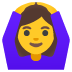 woman gesturing OK emoji on Google
