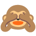 See No Evil Monkey emoji on Google