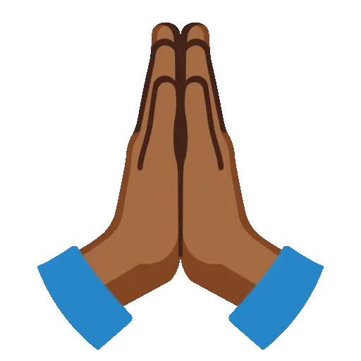 Folded Hands animated emoji