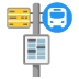 Bus Stop emoji on Google