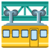 Suspension Railway emoji on Google