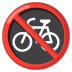 No Bicycles emoji on Google