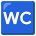 Water Closet emoji on Google