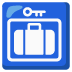 Left Luggage emoji on Google