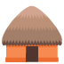 Hut emoji on Google