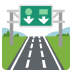 Motorway emoji on Google