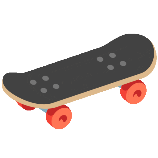 skateboard animated