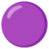 Purple Circle emoji on Google