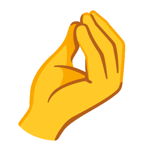 pinched fingers animated