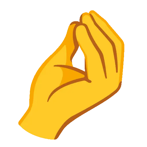 Pinched Fingers emoji