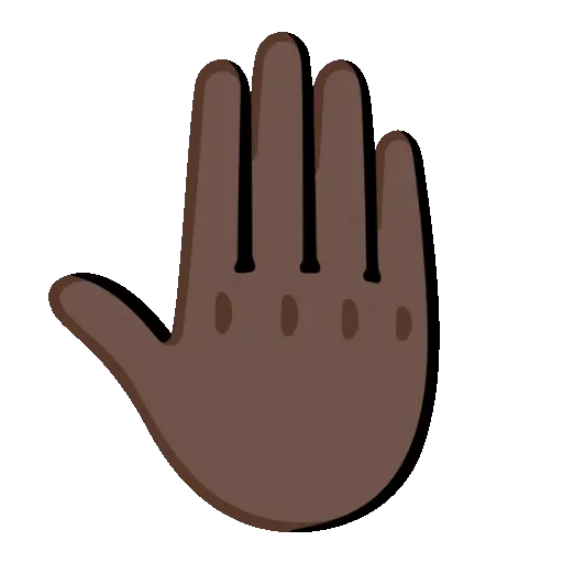 Back Hand animated emoji