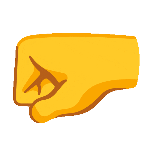 left-facing fist animated