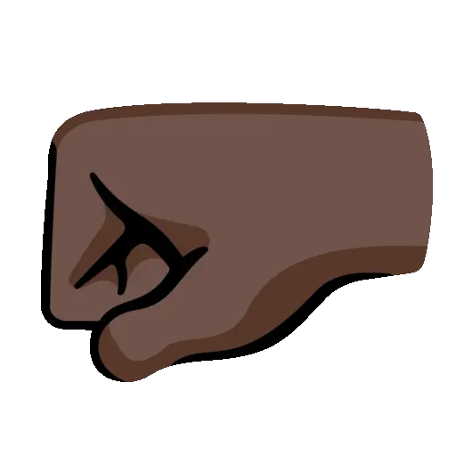 Fist Leftwards animated emoji