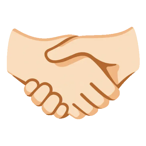 Handshake animated emoji