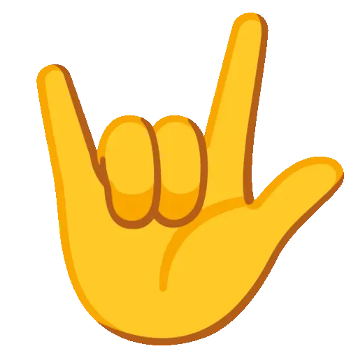 Love-You Gesture emoji