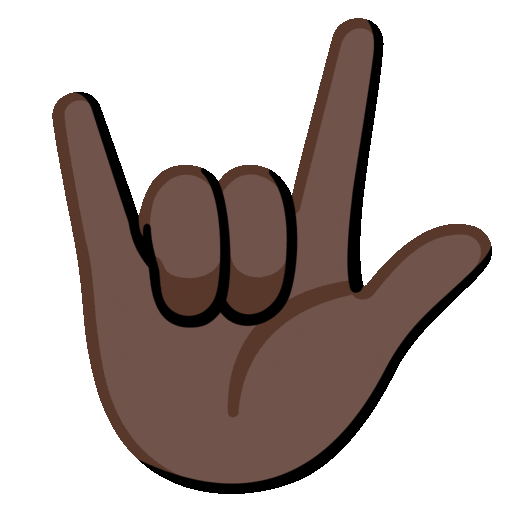 Animated Love You Gesture emoji - free download in WebP, GIF, Lottie JSON