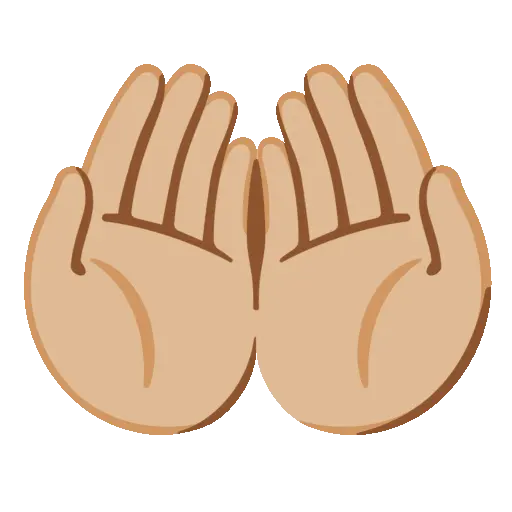 Palms Up animated emoji