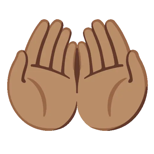 Palms Up animated emoji