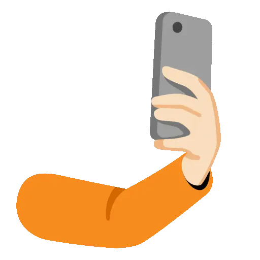 Selfie animated emoji