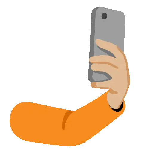 Selfie animated emoji
