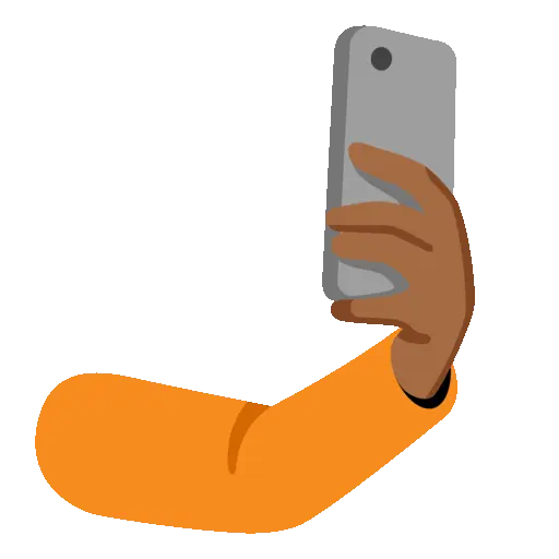 Selfie animated emoji