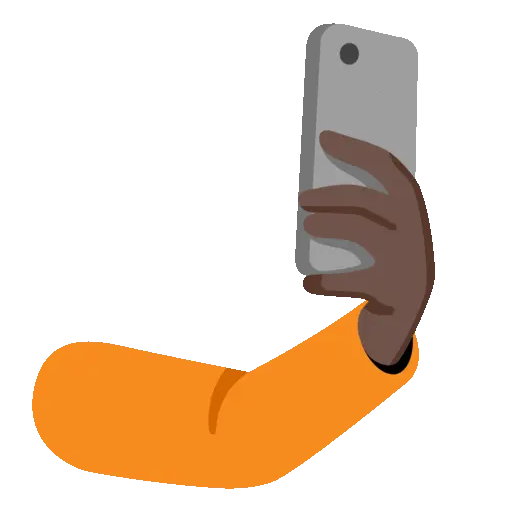 Selfie animated emoji