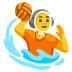 Man Playing Water Polo emoji on Google