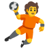 Person Playing Handball emoji on Google