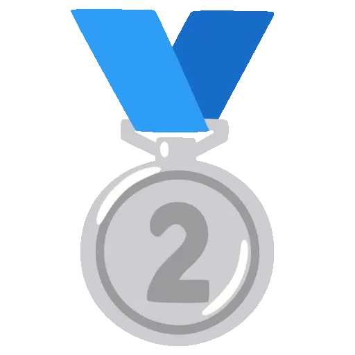 Second Place Medal emoji