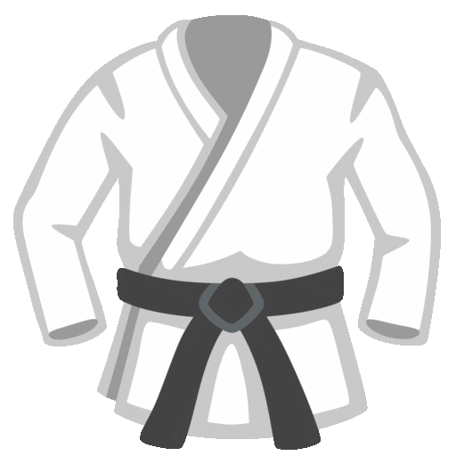 martial arts uniform animated