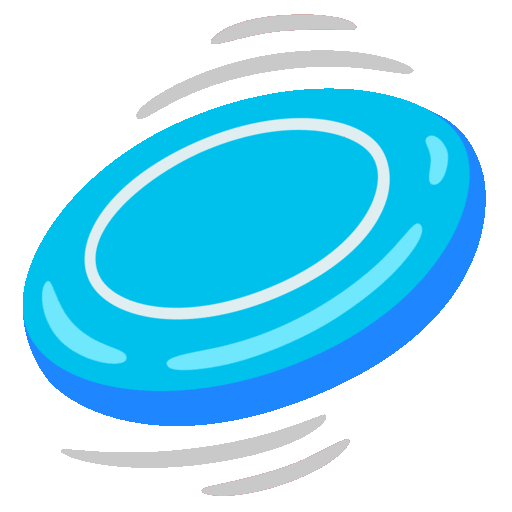 flying disc animated
