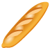 Baguette Bread emoji on Google