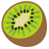 Kiwi Fruit emoji on Google