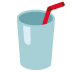 Cup with Straw emoji on Google