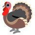 Turkey emoji on Google