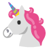 Unicorn emoji on Google