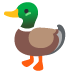 Duck emoji on Google